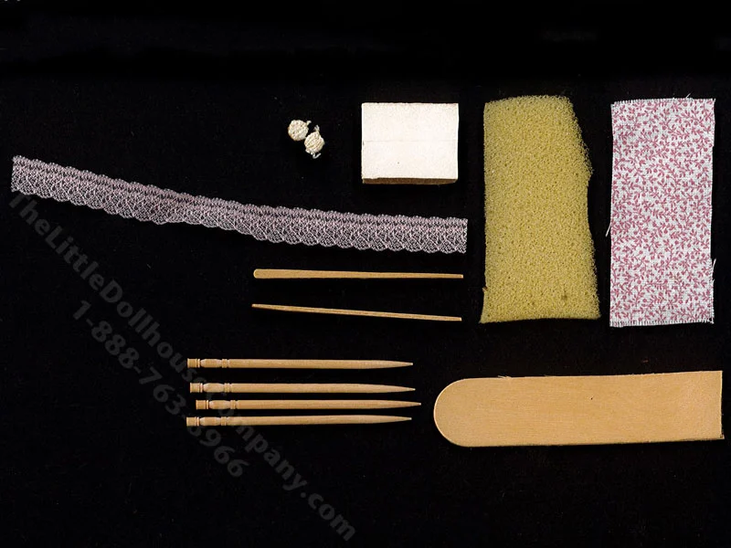 1:24 (Half) Scale Four Poster Bed Kit
