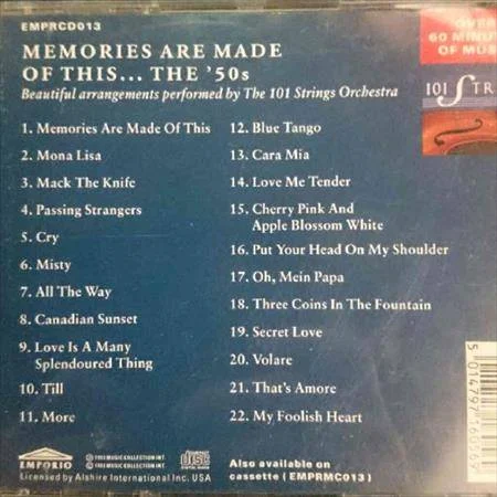 Memories are made of this:The 50s : CD
