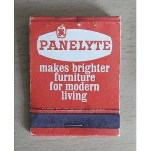 1960`s Panelyte furniture matchbook by Booklite Match Co. - unused