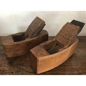 2 x Vintage Wooden Hand Planes - Atkin & Son & W Greenslade