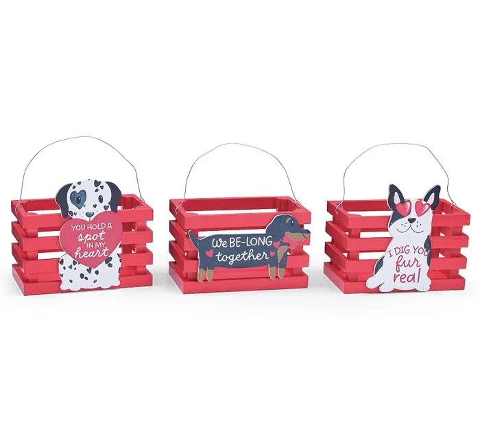 ASTD VALENTINE PET MINI CRATES