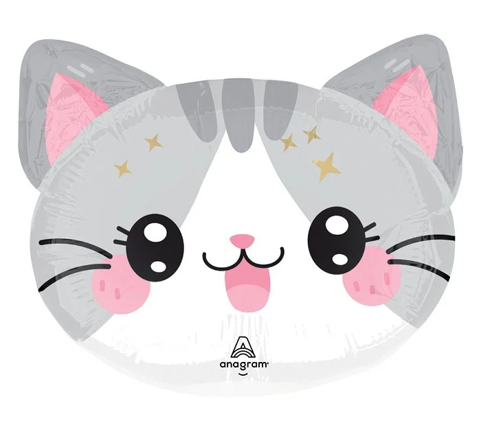 14" INFLATED ANI KAWAII KITTY MINI SHAPE