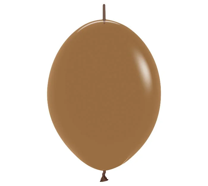 12" LINK-O-LOON DELUXE MOCHA LATEX 50 PK