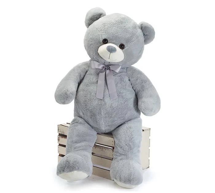 40" GRAY BEAR PLUSH