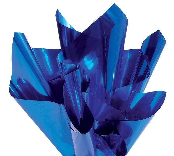 20X20 BLUE METALLIC SHEETS