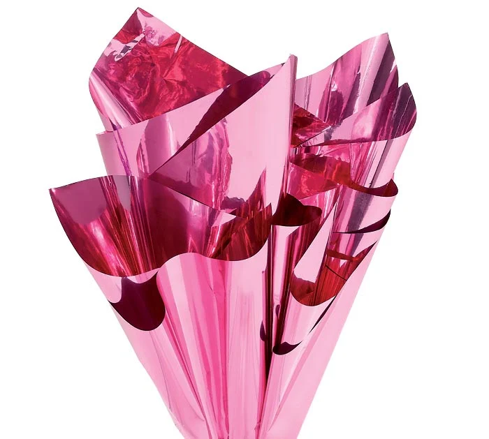 20X20 MAGENTA METALLIC SHEETS