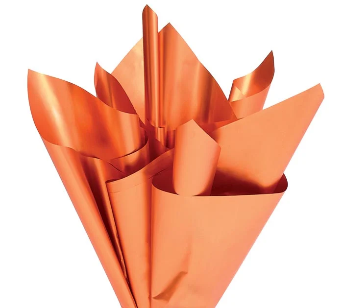 20X20 MATTE COPPER METALLIC SHEETS