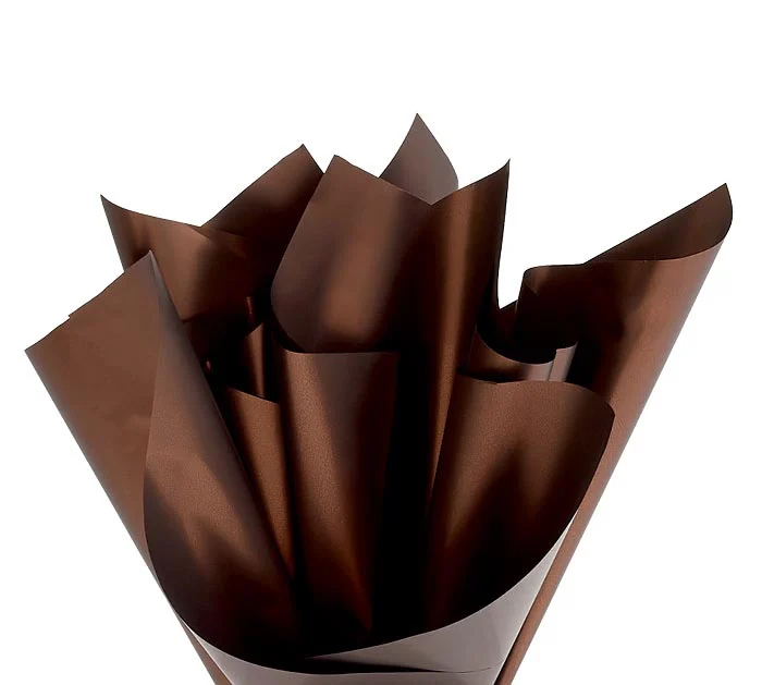 20X20 MATTE BROWN METALLIC SHEETS