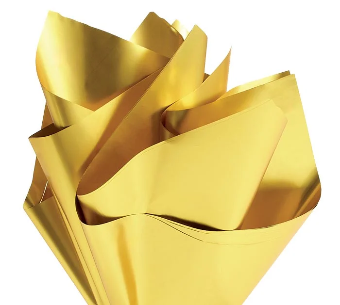 20X20 MATTE GOLD METALLIC SHEETS