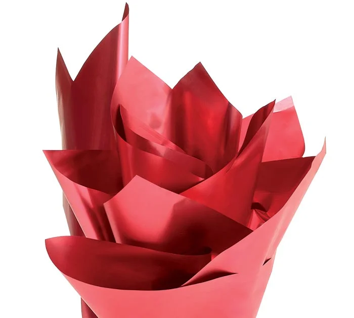 20X20 MATTE RED METALLIC SHEETS