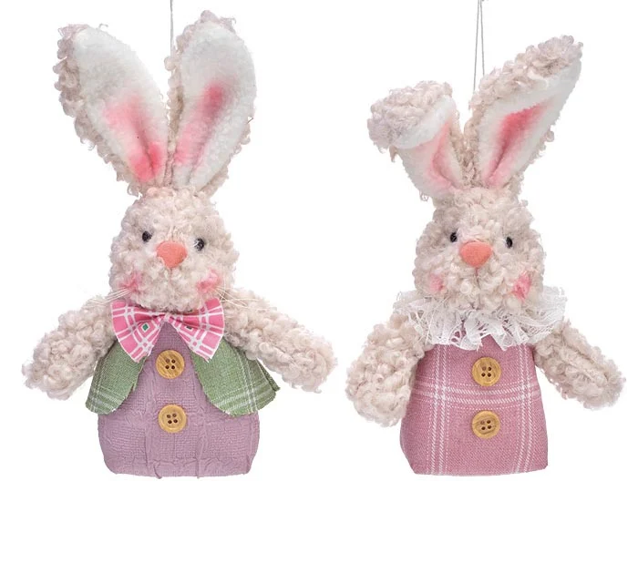 LITTLE BUNNIES IN WOOD CRATE DISPLAY