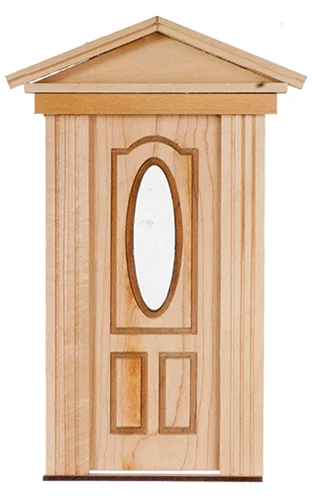 Door, Federal, Oval Light, 2 Panel