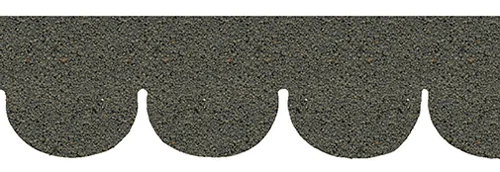 Gray Fishscale Asphalt Shingles