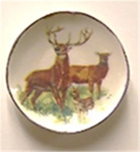 Deer Family Plate