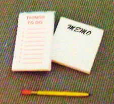 Memo Pad Set-Memo Things To Do, Pencil