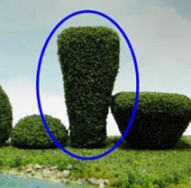 Tree-Box Bush 4 1/2", 2 pc.