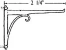 Fireplace Crane 2-1/4"