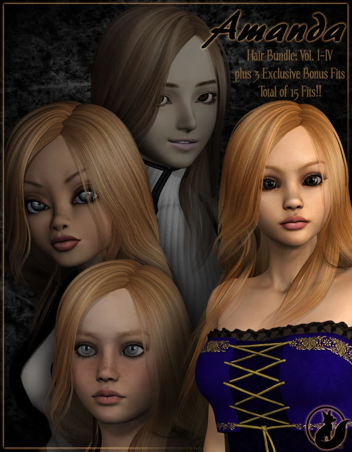 Amanda Hair Bundle - All + 3 Bonus