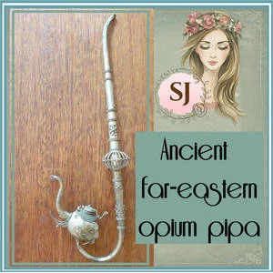 Ancient far-eastern opium pipa