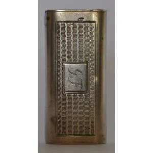 Antique Russian Silver Match Striker Engraved G. F. weight 31.2g as per photo