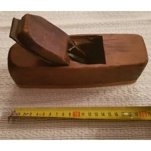Antique wooden carpenters block plane