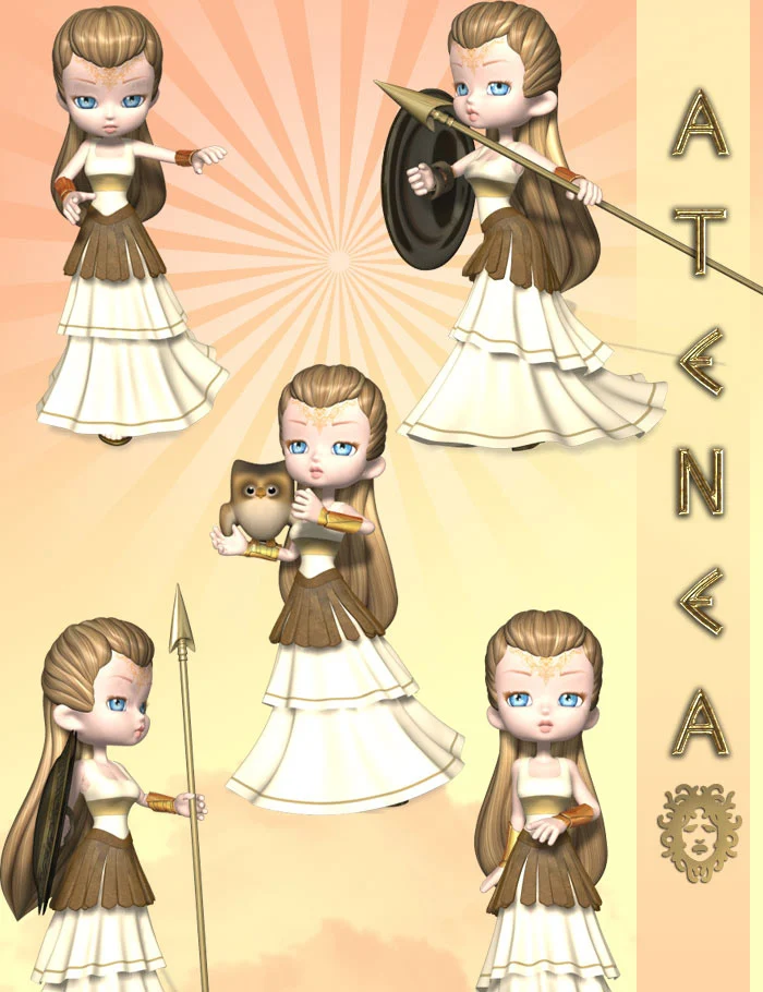 Atenea poses