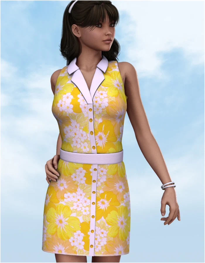 Button Down Dress for V4