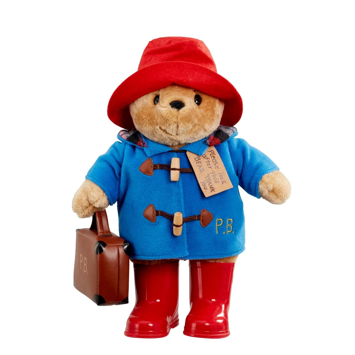 Rainbow Designs Classic Paddington with Boots & Suitcase – 34 cm