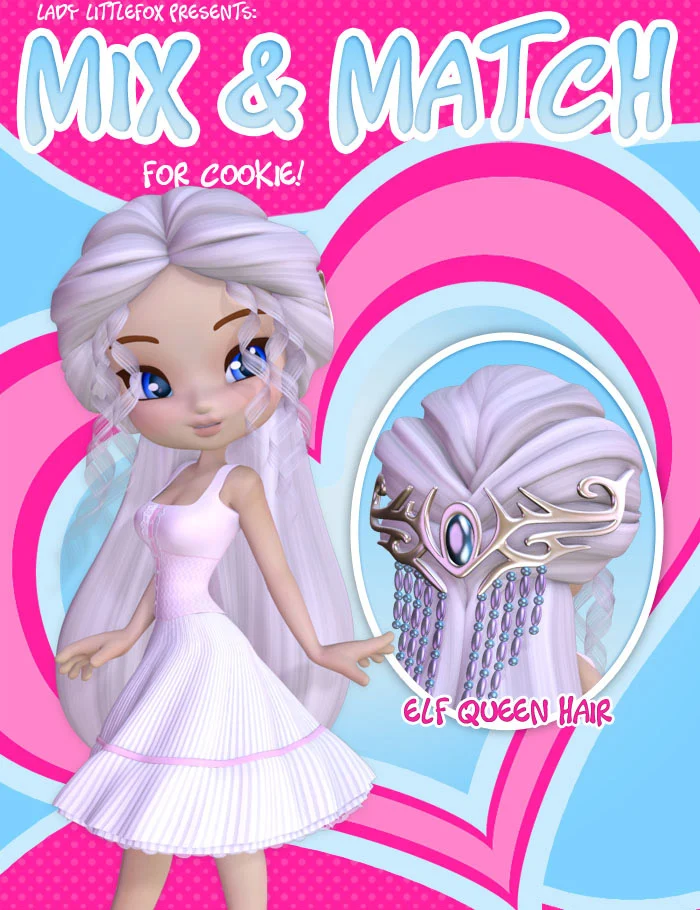 Cookie Mix and Match: Elf Queen Hair