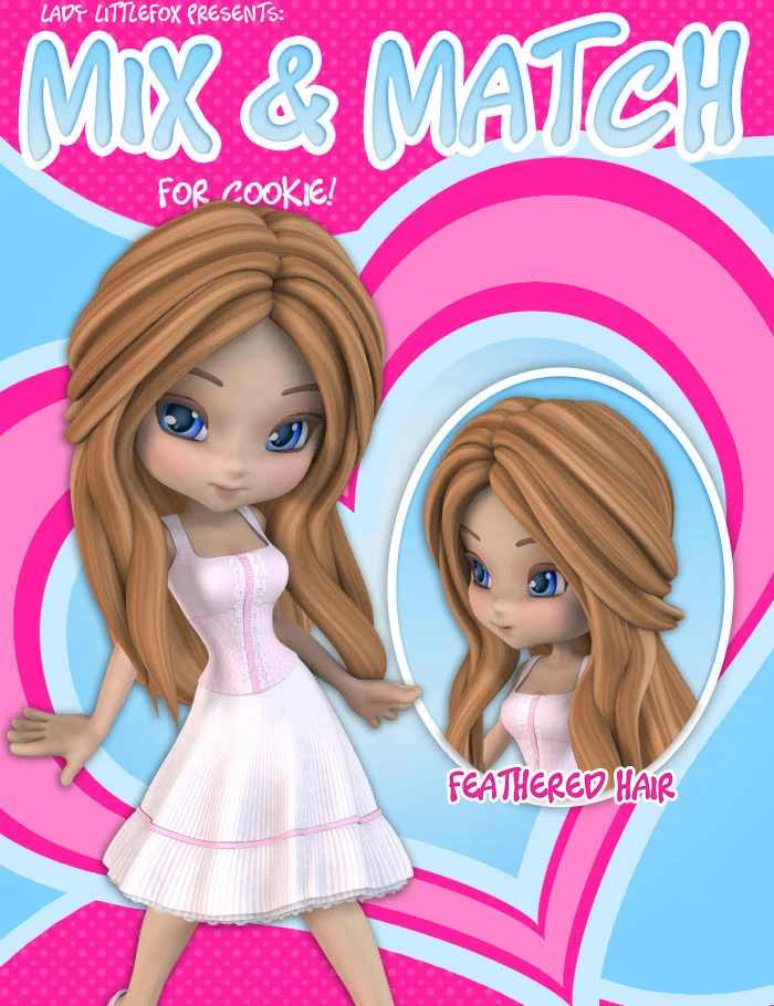 Cookie Mix and Match: Feathered Hair