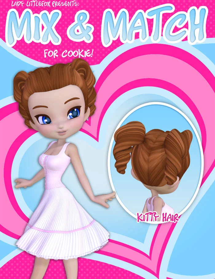 Cookie Mix and Match: Kitty Hair