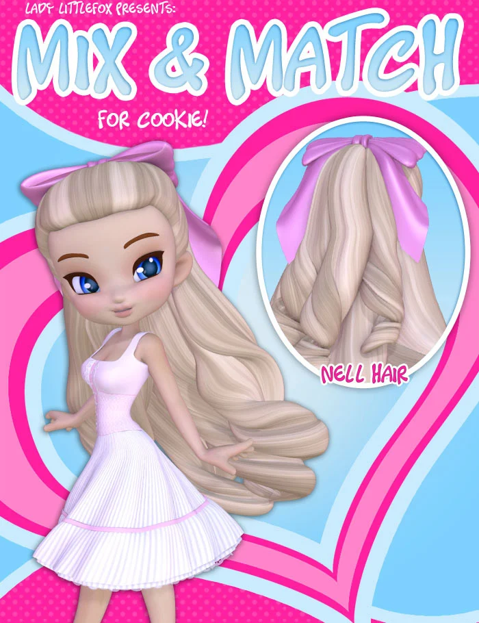 Cookie Mix and Match: Nell Hair