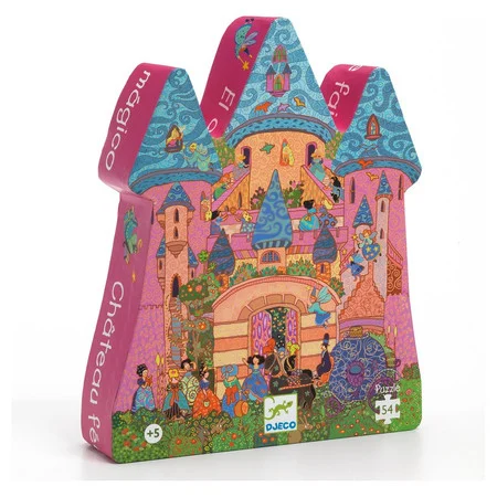 Djeco The Fairy Castle 54pc Silhouette Puzzle