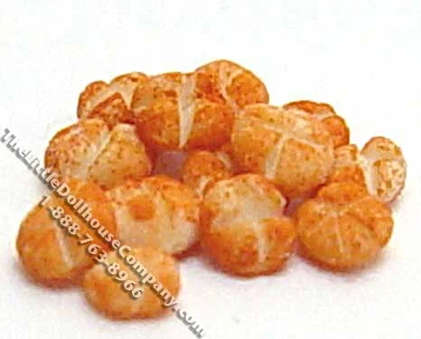Dollhouse Scale Model 1:48 Scale Bakers Dozen Hot Cross Rolls