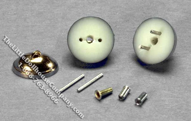 Dollhouse Scale Model Ceiling Plate for Chain-Type Hung Lamps