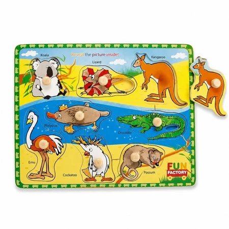 Fun Factory Australian Animal Puzzle with Knobs