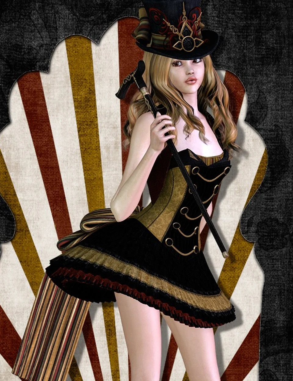 Golden Nights - Ticket Girl AddOn