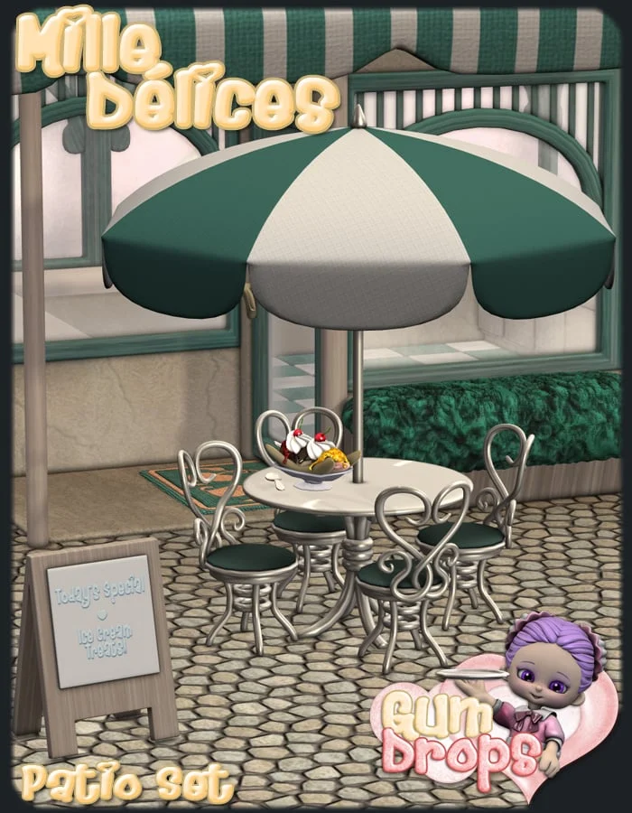 Gumdrops: Mille Delices - Patio Set