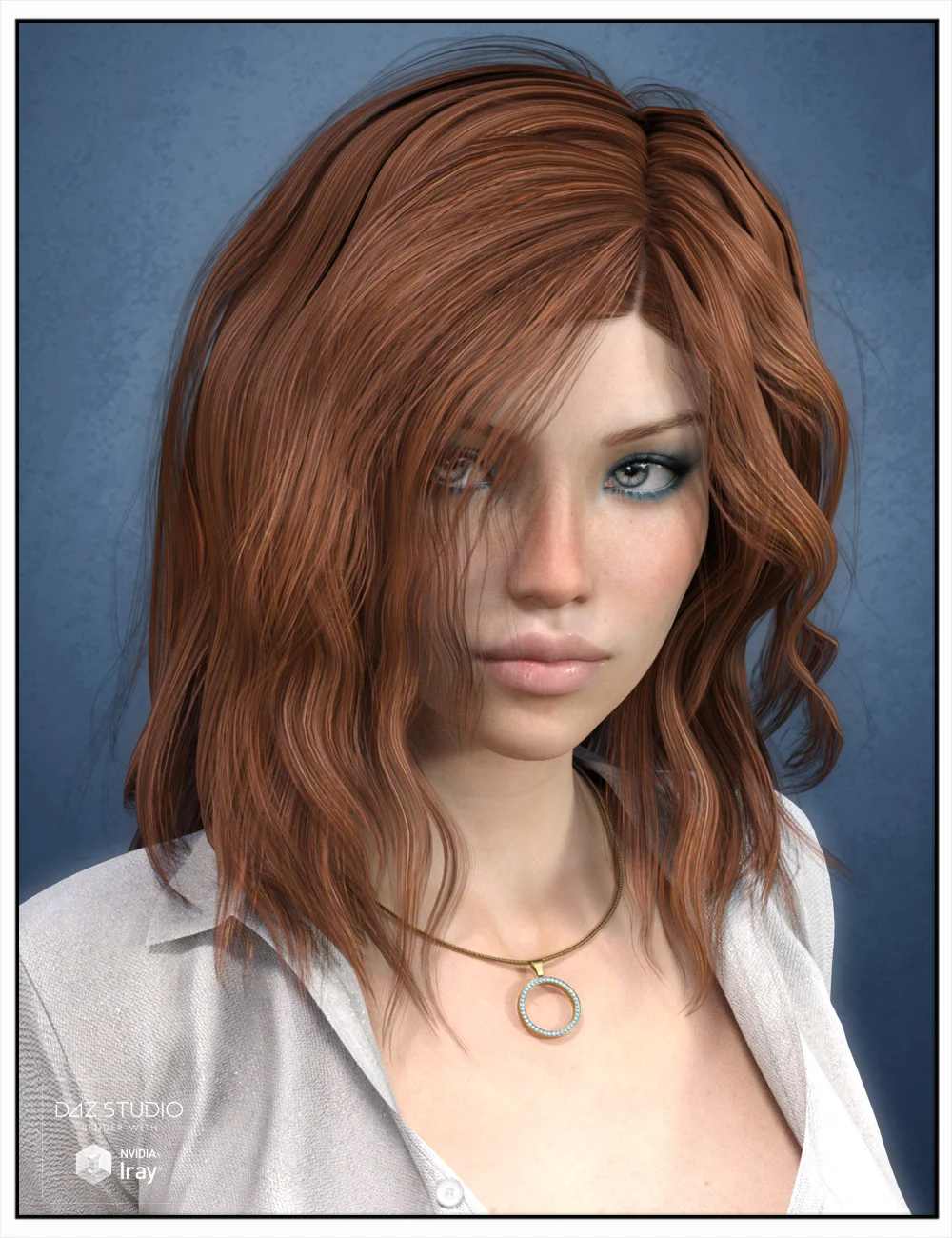 Hanna Hair for Genesis 3 Female(s), Genesis 2 Female(s) and Victoria 4