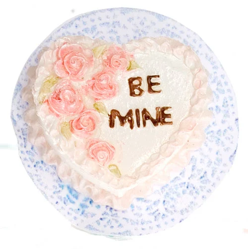 Heart Cake with Roses, Be Mine