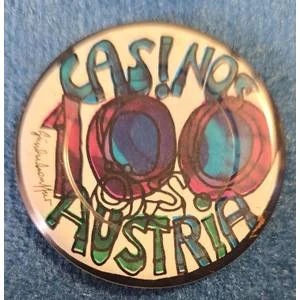 Hundertwasser Casino Austria Jeton ATS 100 (Glass window)