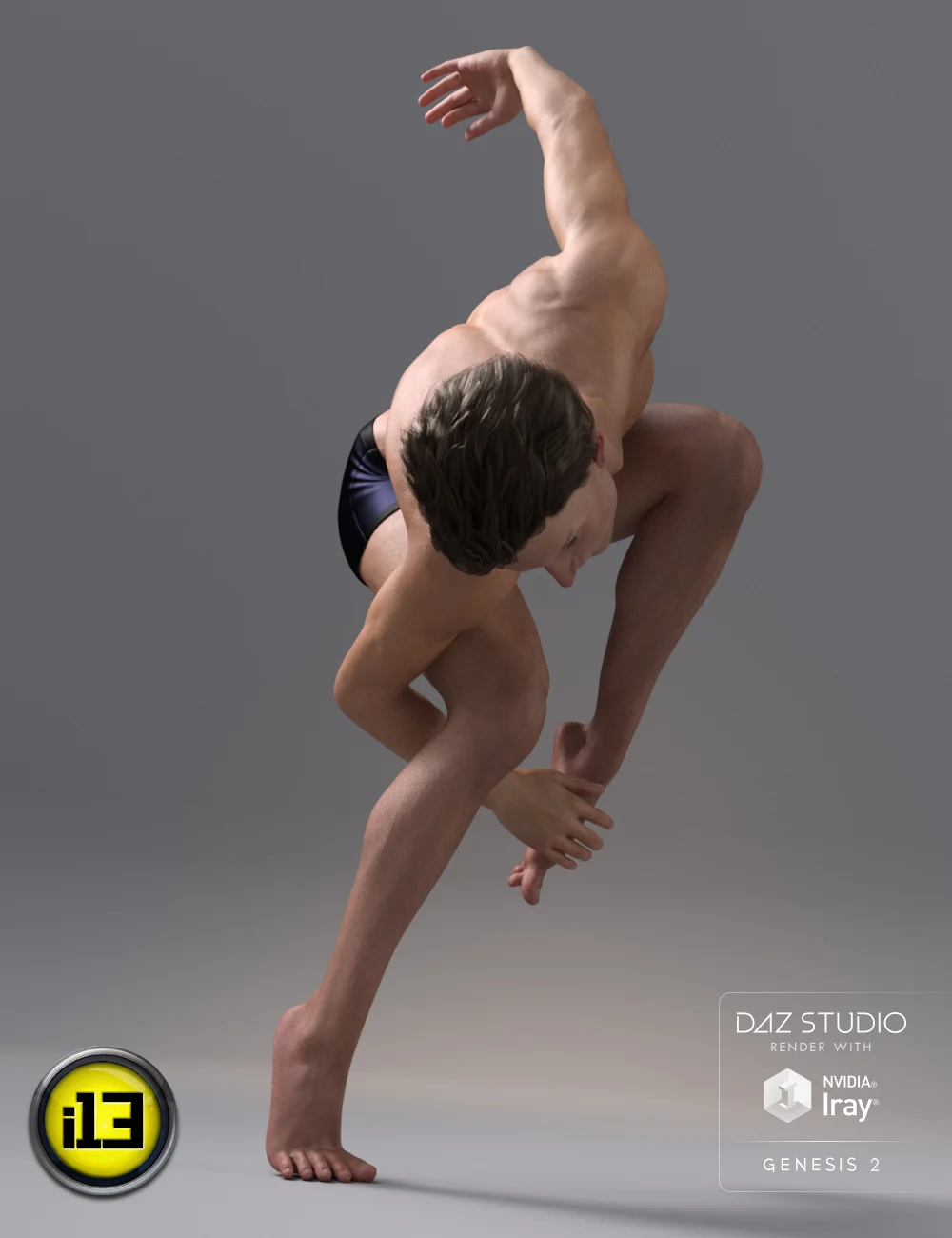 i13 Dynamic Male Poses for Genesis 2 Male(s)