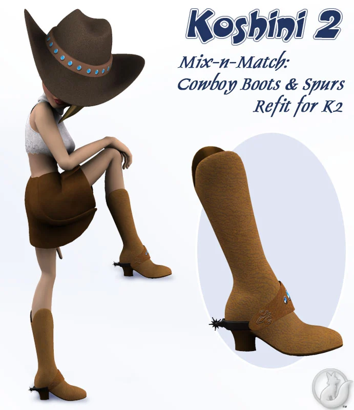 K2 Mix-n-Match: Cowboy Boots and Spurs Refit