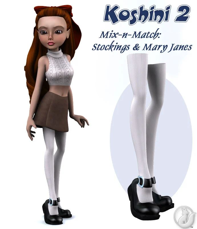 K2 Mix-n-Match: Mary Janes and Stockings