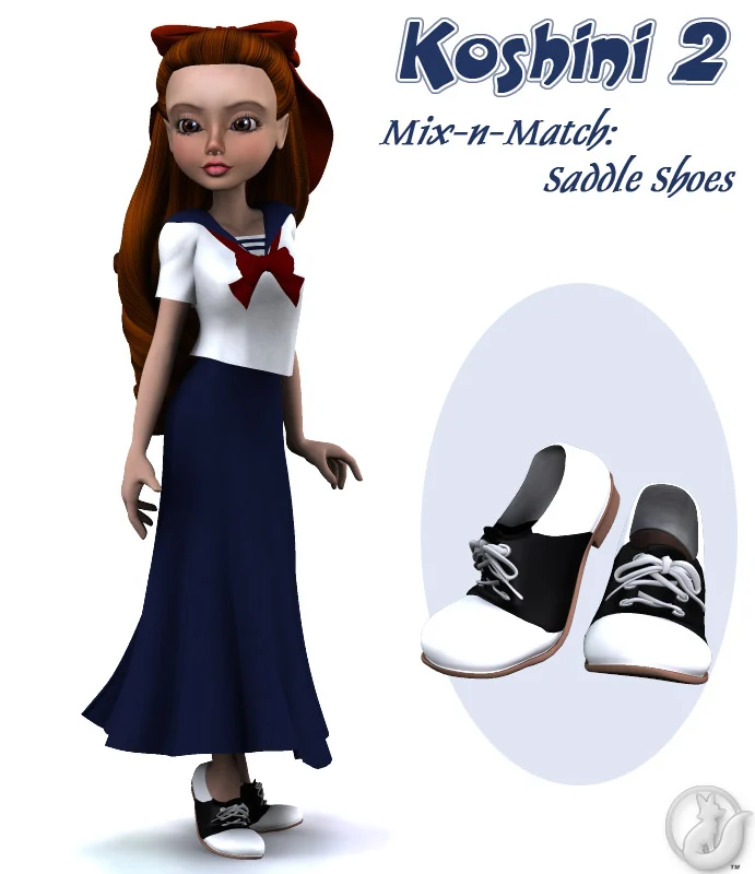 K2 Mix-n-Match: Saddle Shoes