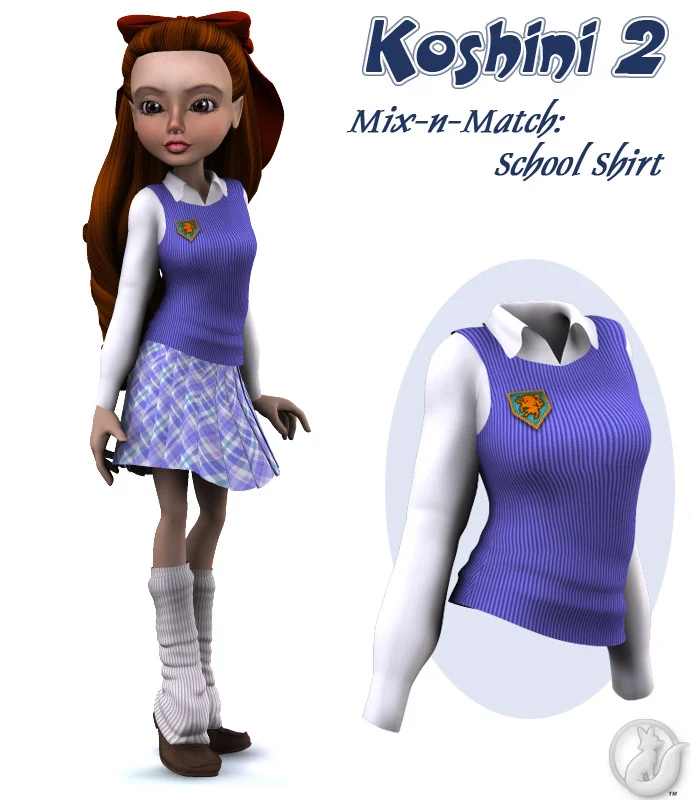 K2 Mix-n-Match: School Shirt