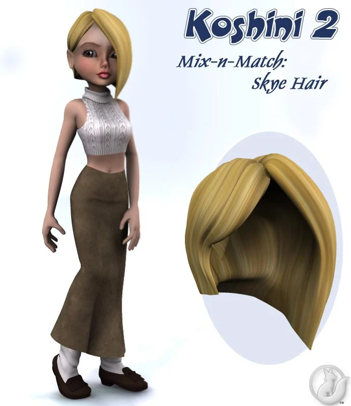 K2 Mix-n-Match: Skye Hair