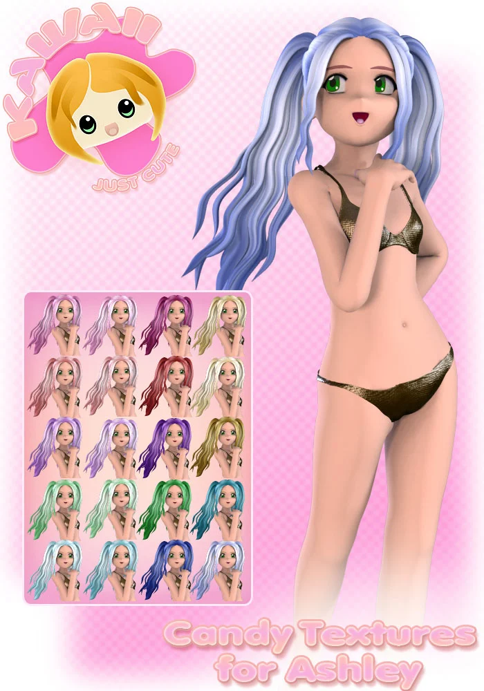 Kawaii! - CandyTextures for Ashley Hair