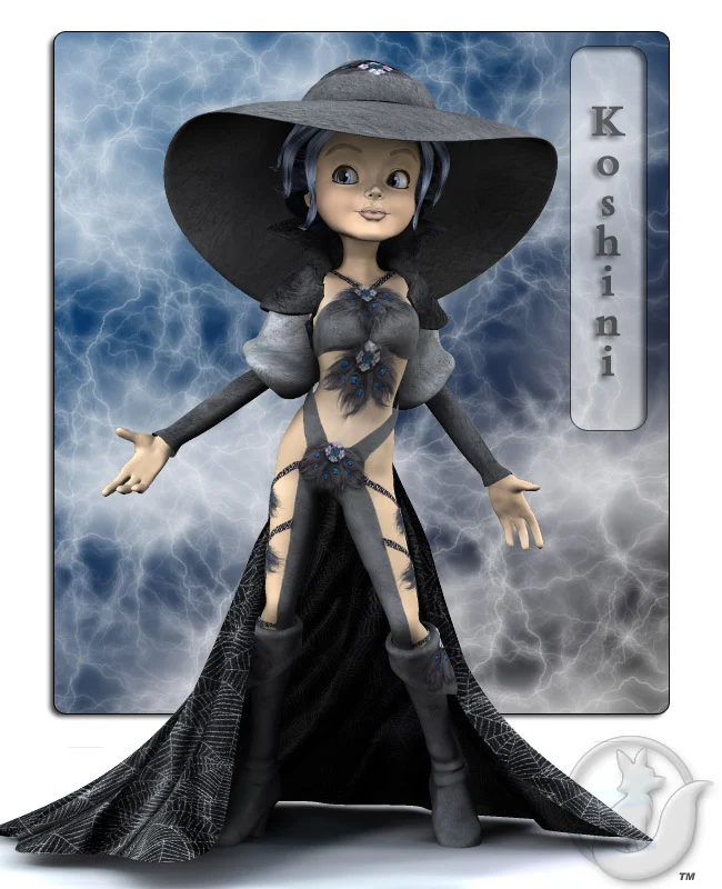 Koshini Clothing Pack9 - Blacker Magic
