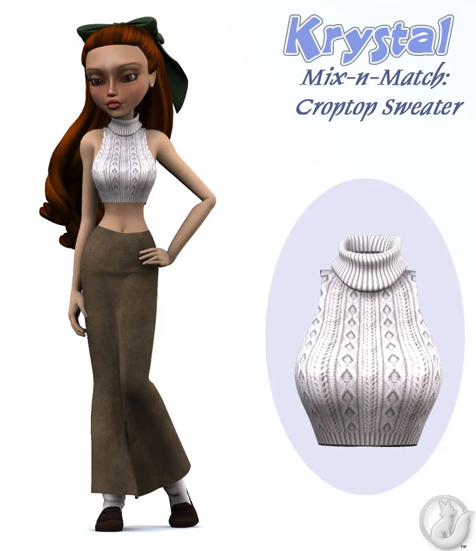 Krystal Mix-N-Match:Sweater Crop